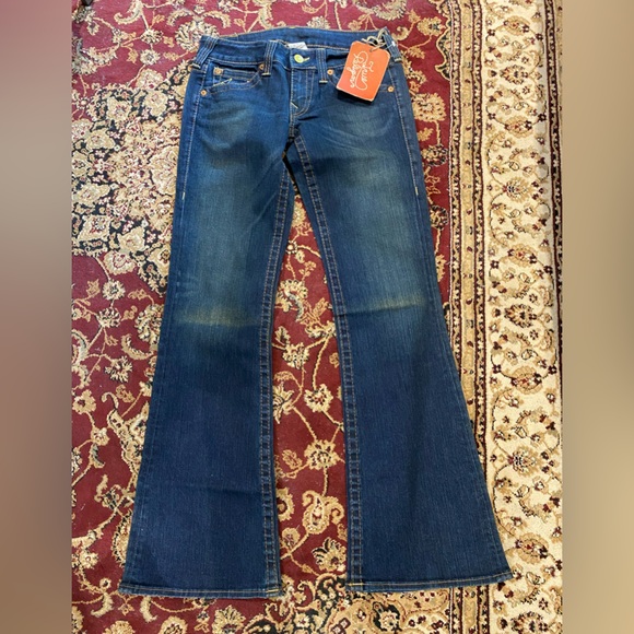 NWT Ladies True Religion Style Bobby Size 30 Bootcut.  . Low Rise - Picture 5 of 6